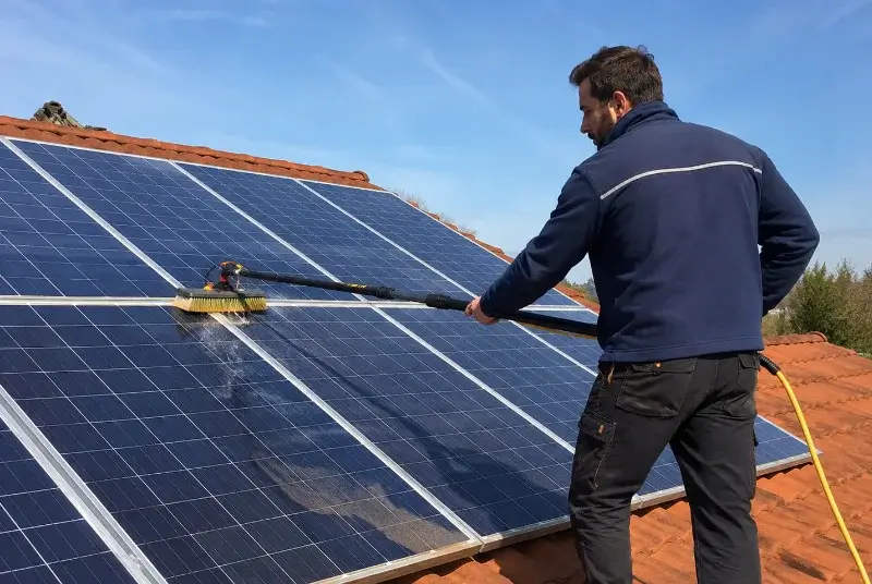 Nettoyage et entretien de panneaux solaires à Saint-Germain-des-Prés